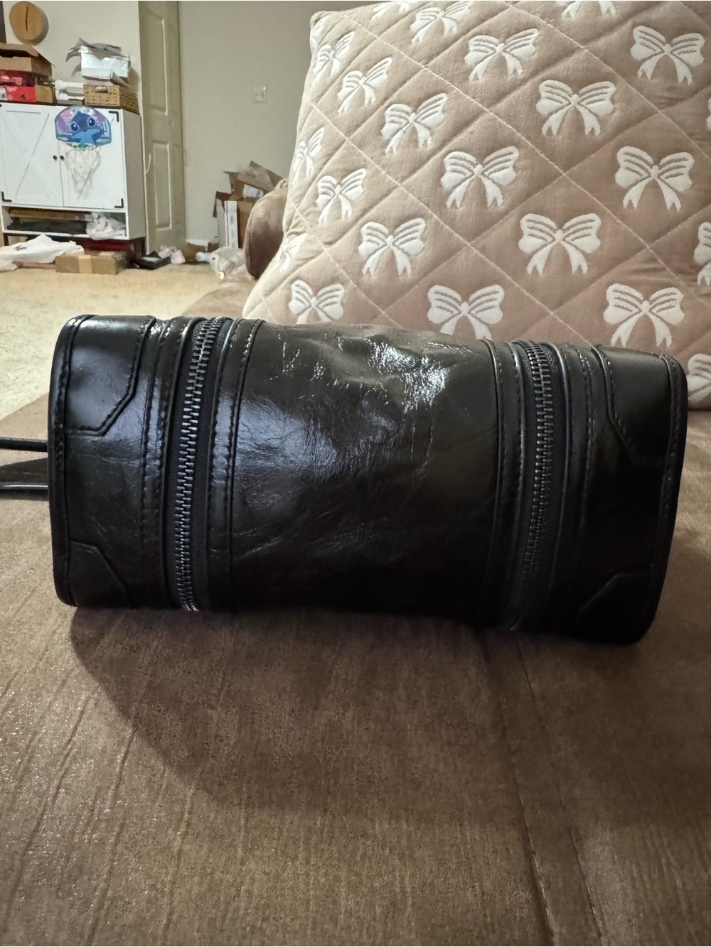 Zadig & Voltaire Black Leather Crossbody Satchel - Picture 4 of 11